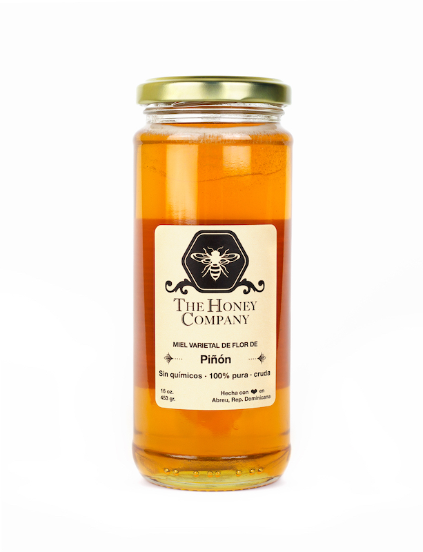 One pound of piñon honey by The Honey Company